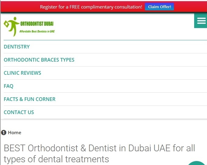 Orthodontist & Dentist in Dubai UAE. Most affordable Dental Clinic for all dental treatments.