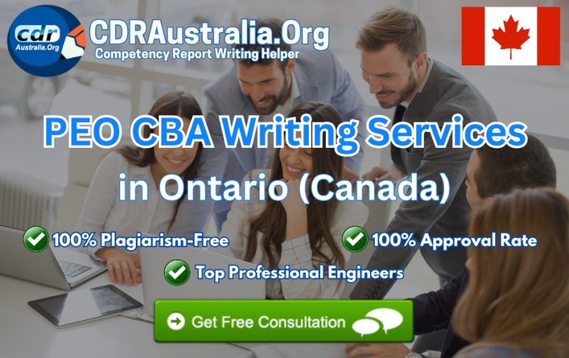 PEO CBA Writing Services – in Ontario (Canada) by CDRAustralia.Org