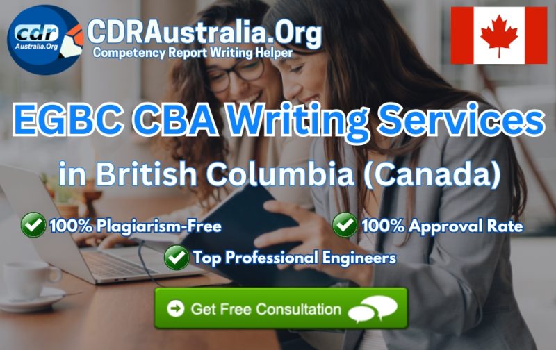 EGBC CBA Writing Services – in British Columbia (Canada) by CDRAustralia.Org