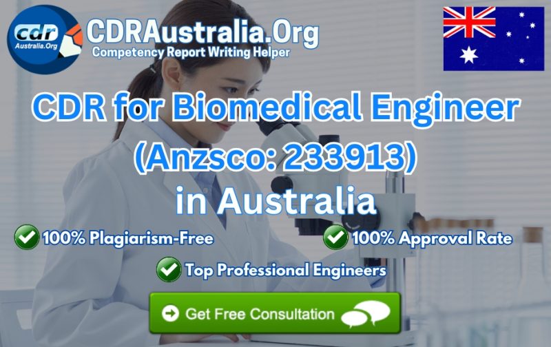 CDR for Biomedical Engineer (Anzsco: 233913) – CDRAustralia.Org